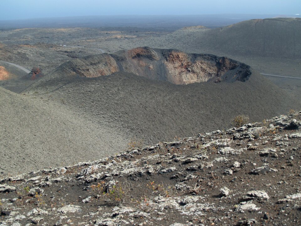 Lanzarote magma volcano