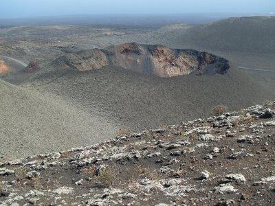 Lanzarote magma volcano