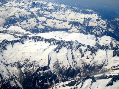 Summit aerial view switzerland photo