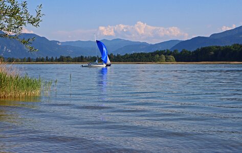 Lake sailing vessel boat photo