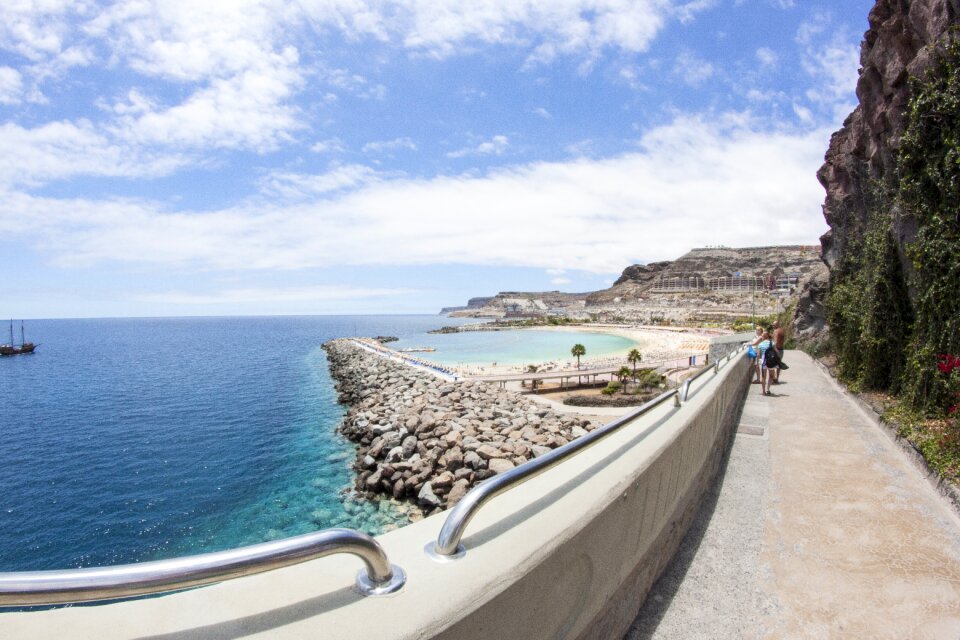 Cove breakwater view