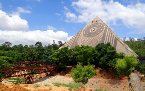 Pyramid valley karnataka india photo