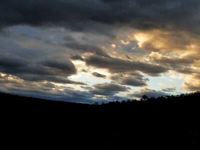 Mood clouds form atmosphere photo