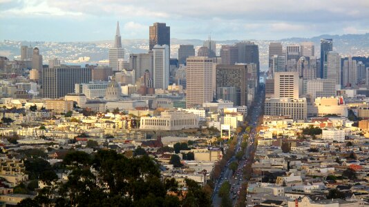 Street downtown california photo