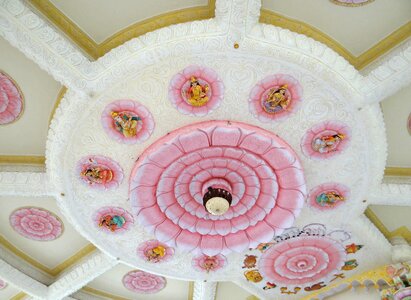 Ceiling ornate floral photo