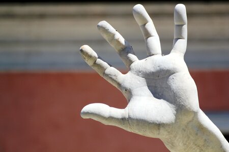 Hand statue rome