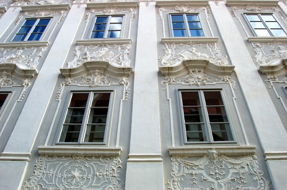 Stucco stucco façade building