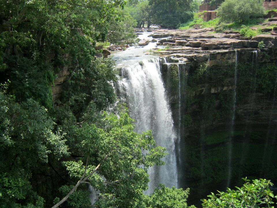 River flowing fall