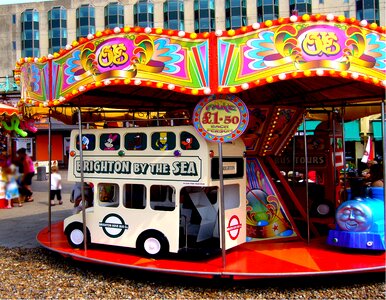 Ride carousel children