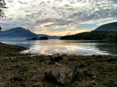 Landscape nordic sea photo