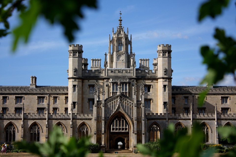 Cambridge college student