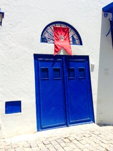 Flag input house entrance