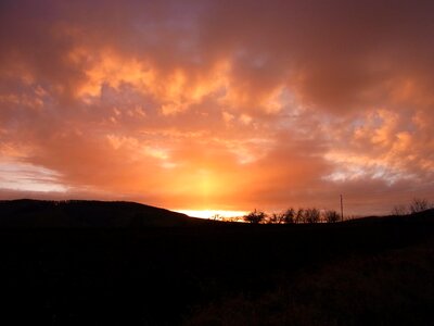 Mood clouds form atmosphere photo