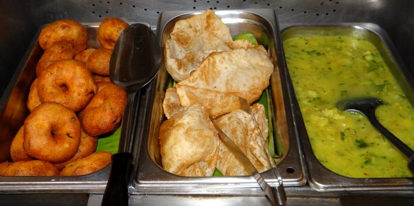 Aloo curry snack food