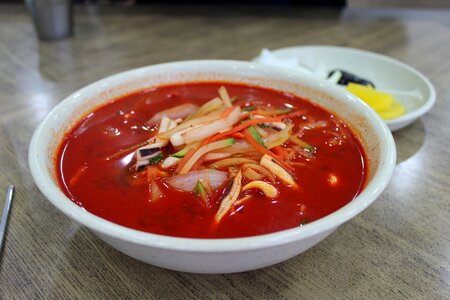 Spicy seafood gyo-dong but chun lu
