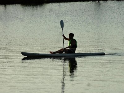 Water sport kayaking