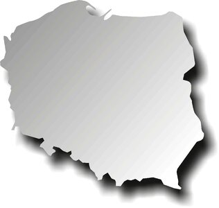 The outline of the outline country