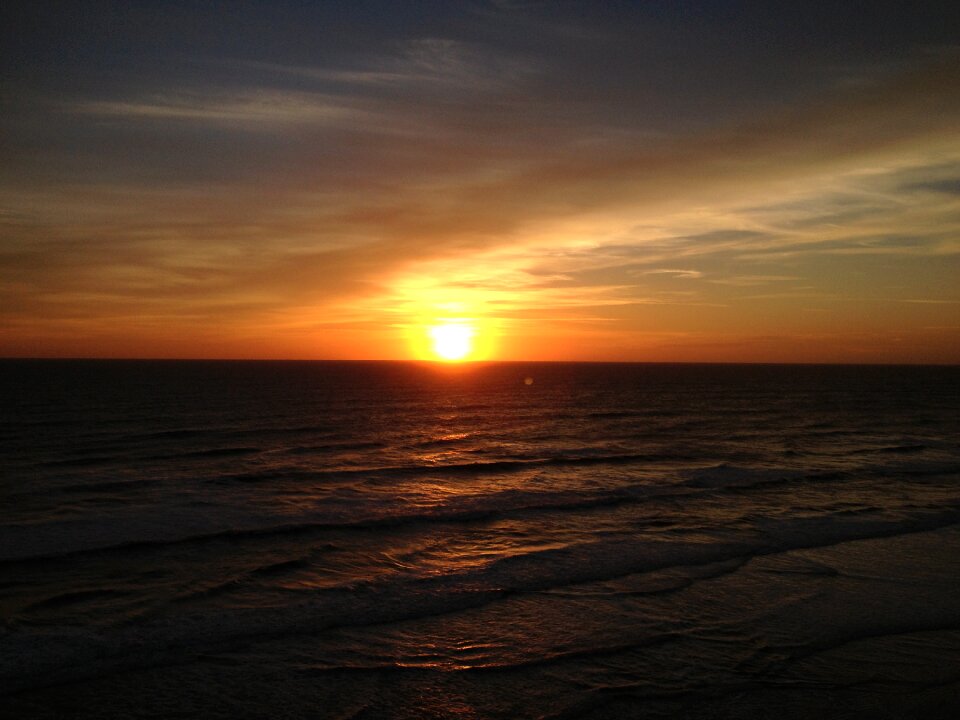 Ocean sea sunset