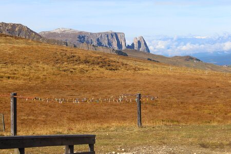 Alpine panorama south tyrol