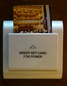 Electronic brown security brown key