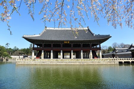 Traditional old buildings gyeongbok palace