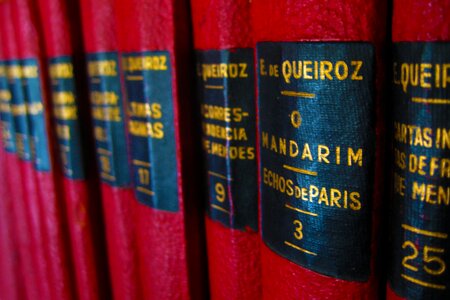 Books library bookshelf photo