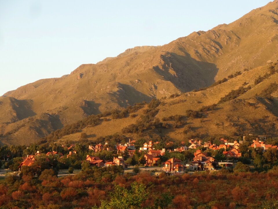 Landscape scenic town