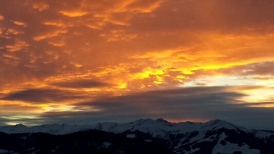 Sunset afterglow beautiful
