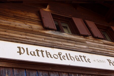Italy hut mountain hut