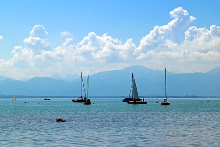 Lake blue waters photo