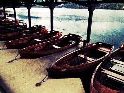 Peaceful wood bay