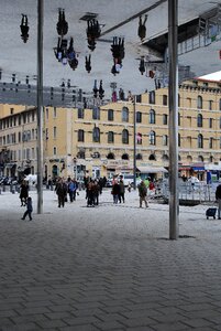 Marseille old port mirror roof