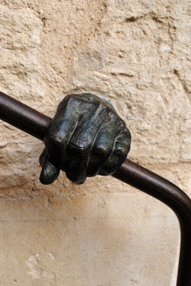 Handrail bronze art photo