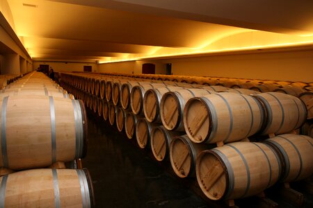 Red cellar barrel