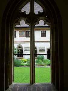 Cloister courtyard garden photo