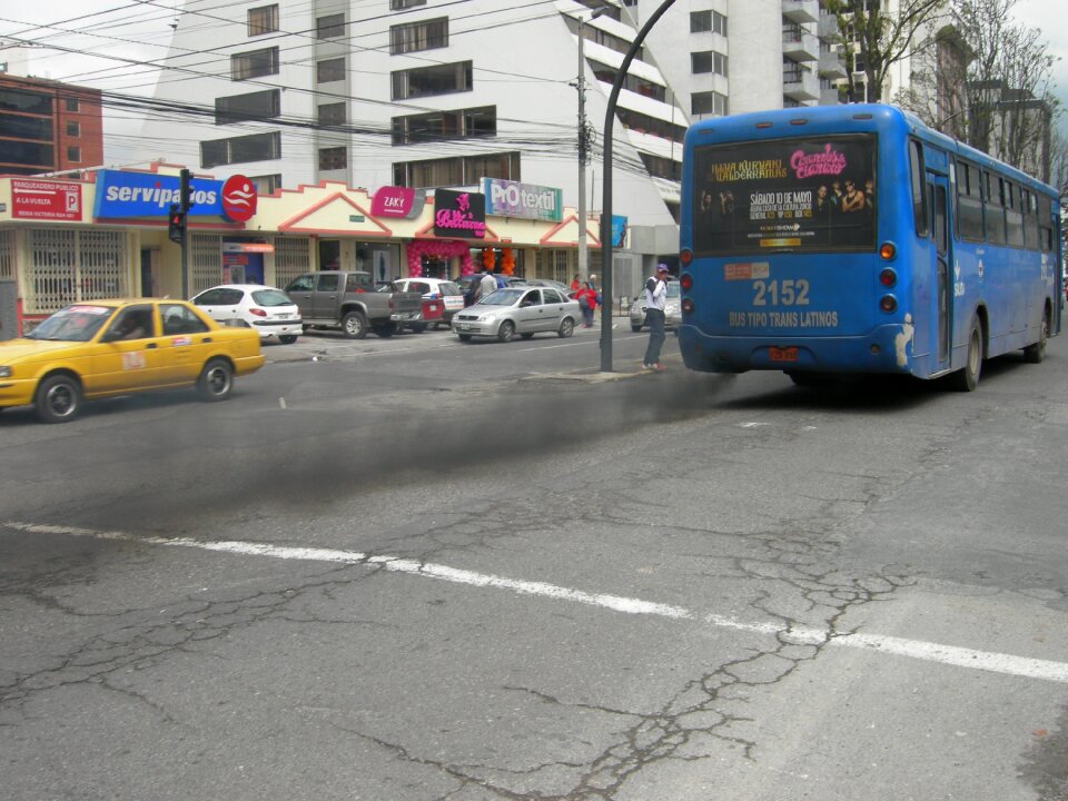 Quito ecuador public transportation photo