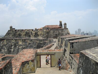 Castle cartagena wall