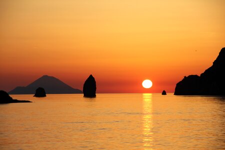 Sicily sea rock photo