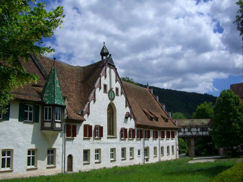 Monastery fachwerkhaus blaubeuren