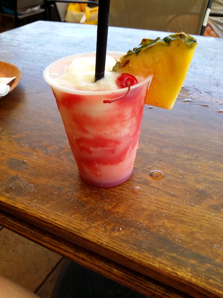 Pineapple strawberry daiquiri