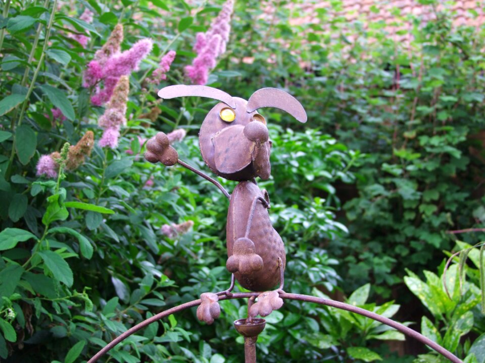 Decoration garden green metal