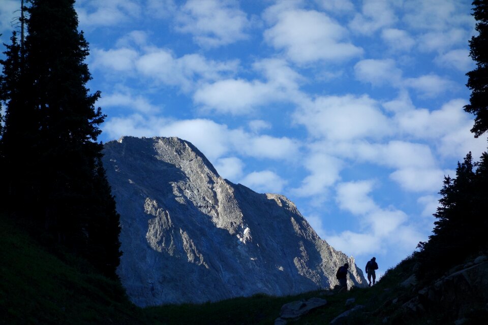 Landscape scenery peak