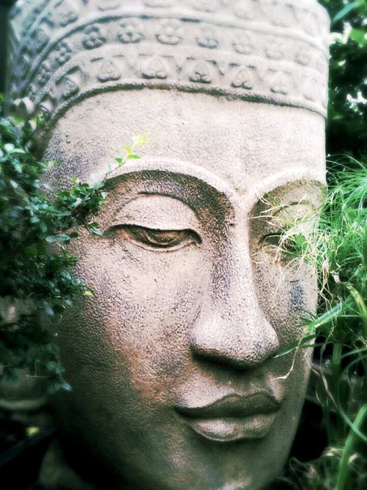 Calm serenity statue