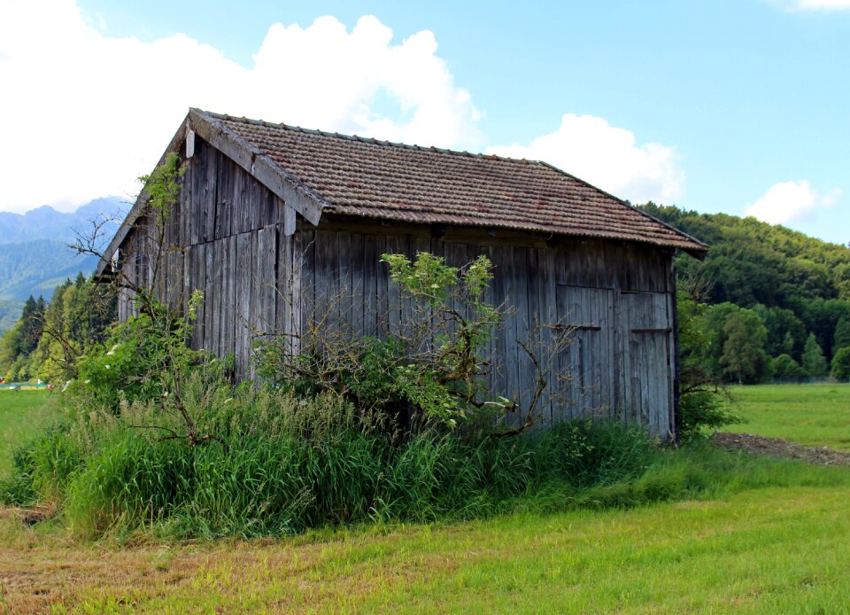 Meadow nature field barn