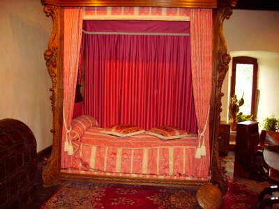 Middle ages castle sleep