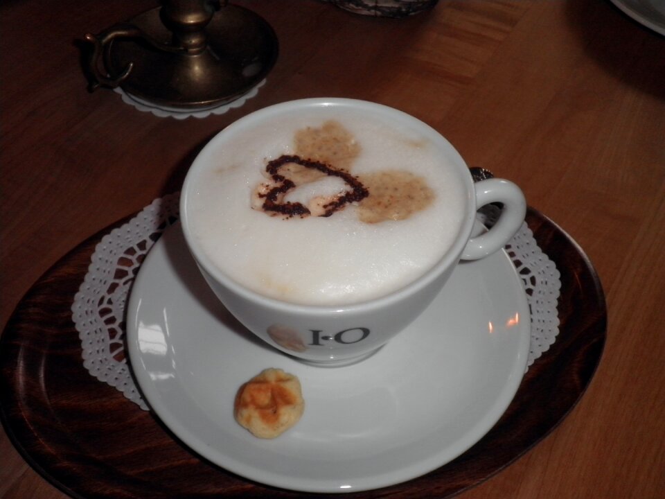 Ornament beverages milchschaum