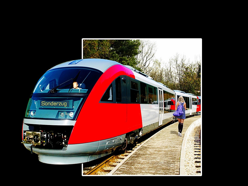 Freestyle train 3d effekt