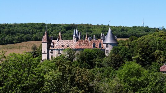 Burgundy france blue photo