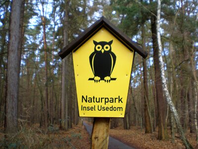 Nature park board note