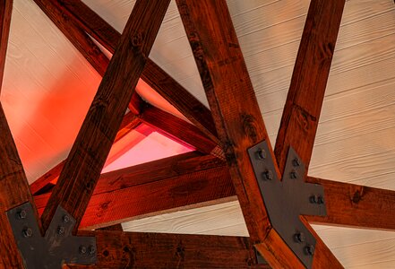 Roof ceiling wood photo